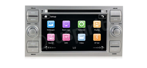 Car radio 2 DIN navigation for Ford Focus Mondeo C-Max S-Max Galaxy Transit Fiesta Fusion Kuga GPS DVD USB SD Bluetooth - Image 2