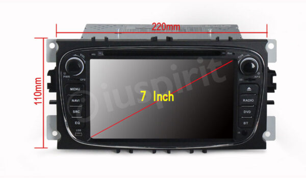 Car radio 2 DIN navigation for Ford Mondeo Ford Focus Ford S-Max Ford C-Max Ford Galaxy GPS DVD USB SD Bluetooth - Image 6