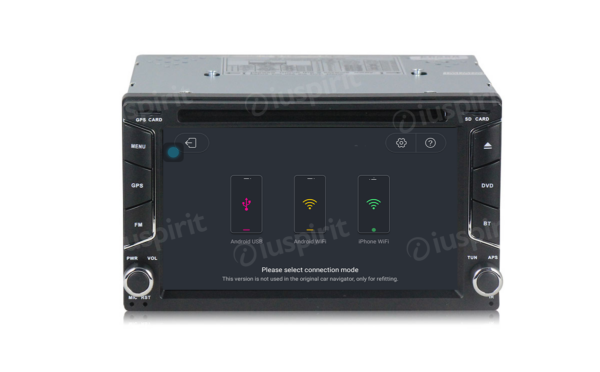 ANDROID autoradio 2 DIN navigatore per Nissan Qashqai Nissan Juke Nissan X-Trail Nissan Tiida GPS DVD WI-FI Bluetooth MirrorLink - immagine 6