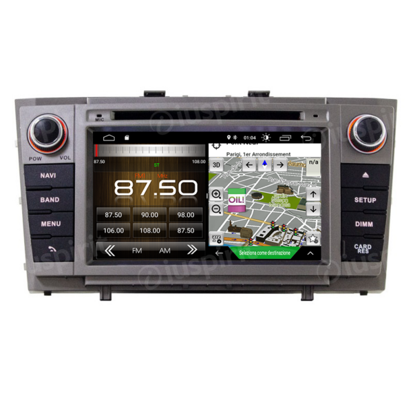 ANDROID car radio 2 DIN navigation system for Toyota Avensis 2009-2014 GPS DVD USB WI-FI Bluetooth Mirrorlink - Image 4