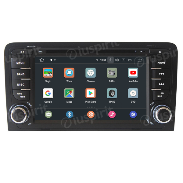 ANDROID car radio 2 DIN navigation for Audi A3 Audi S3 2002-2012 GPS DVD WI-FI Bluetooth MirrorLink - Image 2