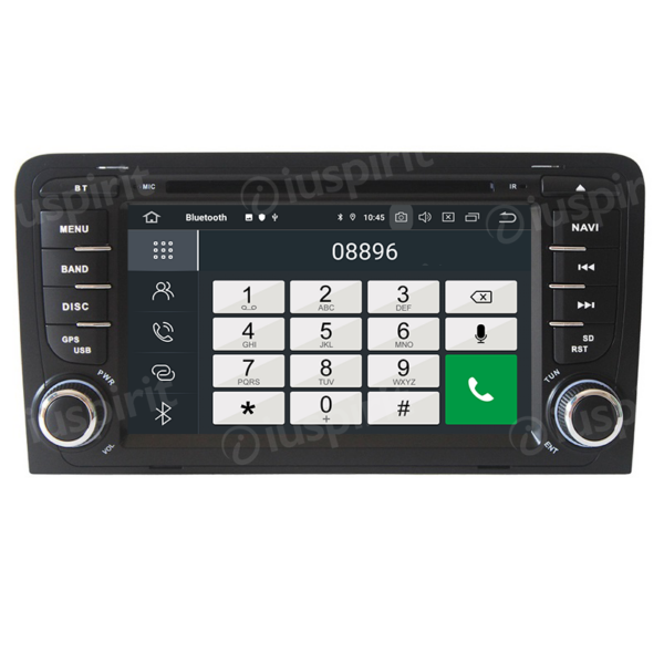 ANDROID car radio 2 DIN navigation for Audi A3 Audi S3 2002-2012 GPS DVD WI-FI Bluetooth MirrorLink