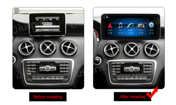 ANDROID navigatore per Mercedes Classe A W176 Classe GLA X156 Classe CLA W117 2013-2015 NTG 4.5 10.25 pollici 4GB RAM 64GB ROM Octa-Core CarPlay Android Auto Bluetooth GPS WI-FI - immagine 10