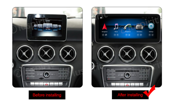 ANDROID navigatore per Mercedes Classe A W176  GLA X156 CLA C117 NTG 5.0 10.25 pollici 4GB RAM 64GB ROM Octa-Core CarPlay Android Auto Bluetooth GPS WI-FI - immagine 10