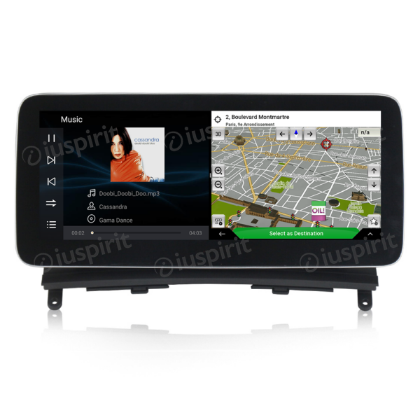 ANDROID navigator for Mercedes C-Class W204 2008-2010 NTG 4.0 10.25 inch 4GB RAM 64GB ROM Octa-Core CarPlay Android Auto Bluetooth GPS WI-FI - Image 5