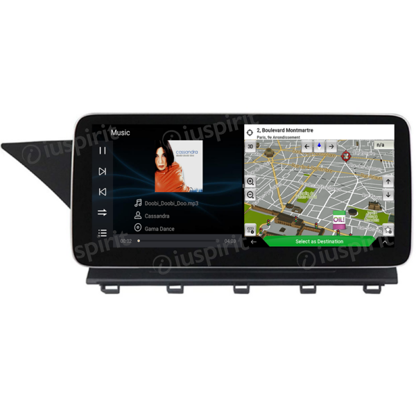 ANDROID navigatore per Mercedes Classe GLK X204 GLK220 GLK280 GLK300 GLK350 2013-2015 NTG 4.5 10.25 pollici 4GB RAM 64GB ROM Octa-Core CarPlay Android Auto Bluetooth GPS WI-FI - immagine 5