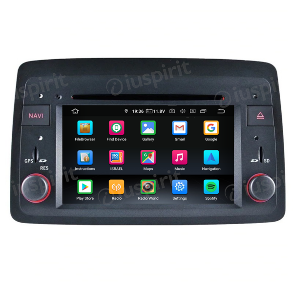 ANDROID car radio navigator for Fiat Panda 2004-2012 CarPlay Android Car GPS DVD WI-FI Bluetooth