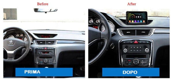 Autoradio 2 DIN navigatore per Peugeot 308 2010 2011 2012 2013 2014 2015 GPS DVD USB SD Bluetooth - immagine 7