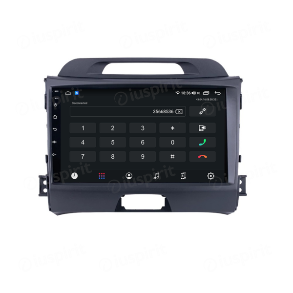 ANDROID autoradio navigatore per Kia Sportage 2010-2015 CarPlay Android Auto GPS USB WI-FI Bluetooth 4G LTE - immagine 4