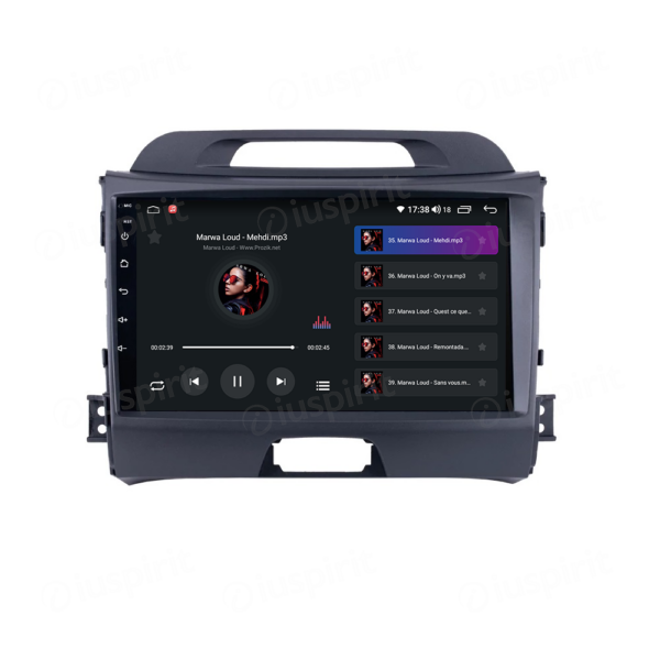 ANDROID autoradio navigatore per Kia Sportage 2010-2015 CarPlay Android Auto GPS USB WI-FI Bluetooth 4G LTE - immagine 6