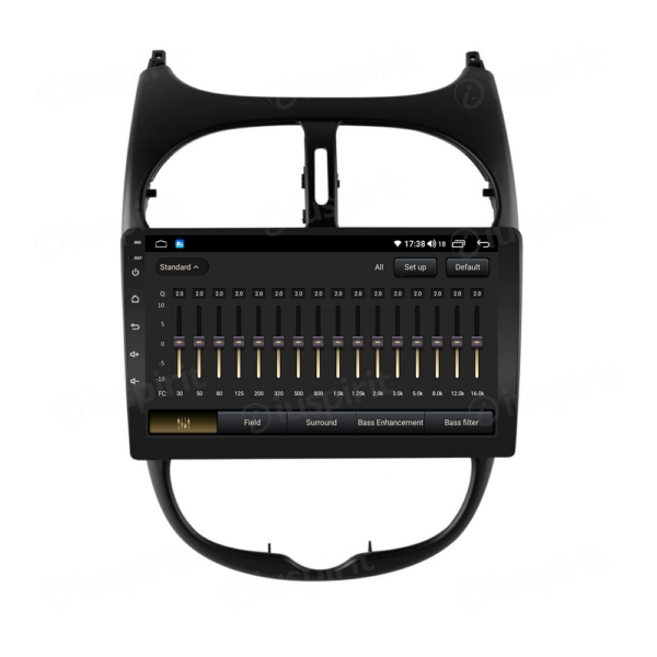 ANDROID autoradio navigatore per Peugeot 206 2000-2008 CarPlay Android Auto GPS USB WI-FI Bluetooth 4G LTE - immagine 2