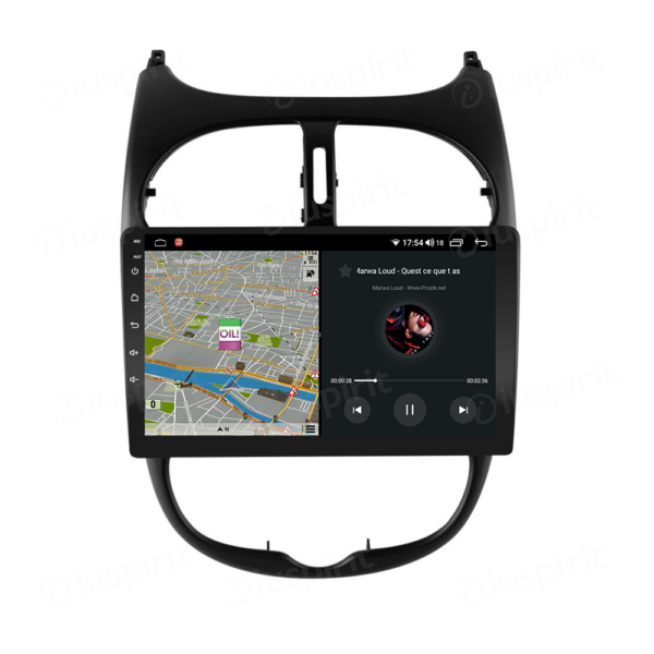 ANDROID autoradio navigatore per Peugeot 206 2000-2008 CarPlay Android Auto GPS USB WI-FI Bluetooth 4G LTE - immagine 4