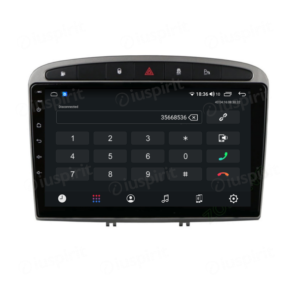 ANDROID car radio navigator for Peugeot 308 Peugeot 408 CarPlay Android Auto GPS USB WI-FI Bluetooth 4G LTE - Image 5