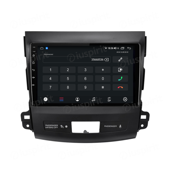 ANDROID car navigation system for Mitsubishi Outlander Citroen C-Cross Peugeot 4007 2006-1012 CarPlay Android Car GPS USB WI-FI Bluetooth 4G LTE - Image 2