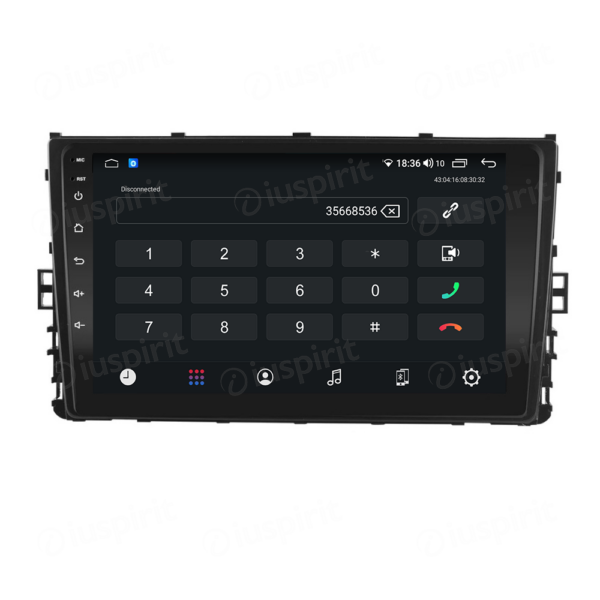 ANDROID car navigation system for VW Polo Passat Jetta Golf Sportvan Alltrack Tiguan T-Roc 2018-2019 CarPlay Android Car GPS USB WI-FI Bluetooth 4G LTE - Image 4
