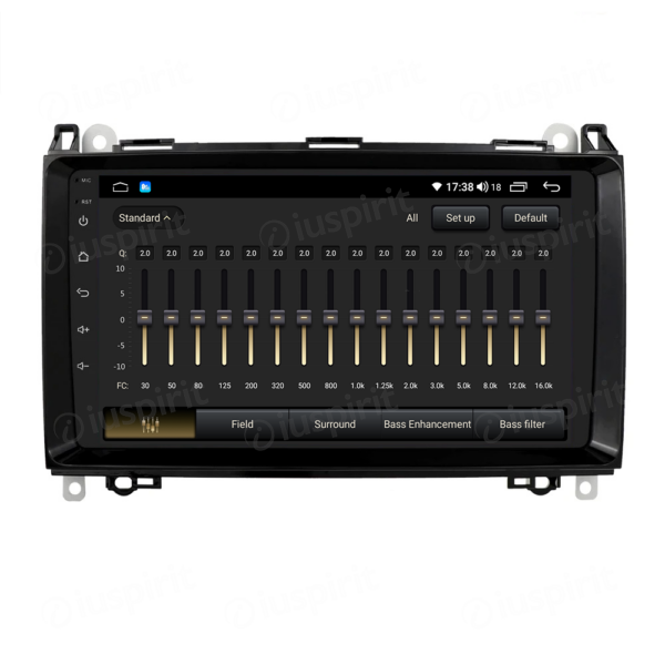 ANDROID autoradio navigatore per Mercedes classe B W245 Classe A W169 A180 A150 B200 B150 B170 Mercedes Sprinter Vito Viano CarPlay Android Auto GPS USB WI-FI Bluetooth 4G LTE - immagine 4