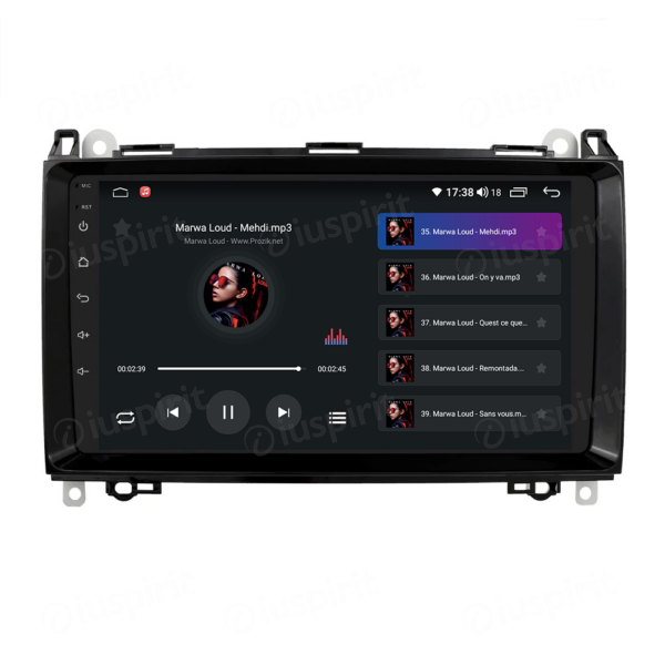 ANDROID autoradio navigatore per Mercedes classe B W245 Classe A W169 A180 A150 B200 B150 B170 Mercedes Sprinter Vito Viano CarPlay Android Auto GPS USB WI-FI Bluetooth 4G LTE - immagine 5