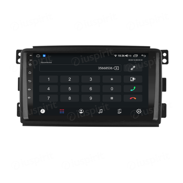ANDROID car navigation system for Smart Fortwo W451 2006-2010 CarPlay Android Car GPS USB WI-FI Bluetooth 4G LTE - Image 2