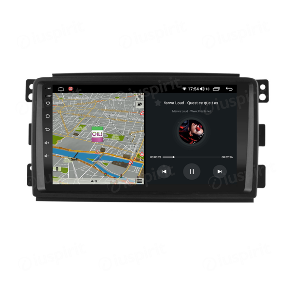 ANDROID car navigation system for Smart Fortwo W451 2006-2010 CarPlay Android Car GPS USB WI-FI Bluetooth 4G LTE - Image 3