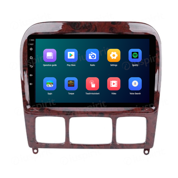 ANDROID car navigation system for Mercedes S-Class W220 S280 S320 S350 S400 S430 S500 S600 S55, Mercedes CL-Class CarPlay Android Auto GPS USB WI-FI Bluetooth 4G LTE - Image 5