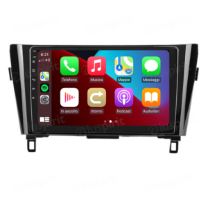 ANDROID autoradio navigatore per Nissan Qashqai J11 2 Nissan X-Trail Nissan Rogue 2014-2020 con telecamere 360° o navigatore di serie CarPlay Android Auto GPS USB WI-FI Bluetooth 4G LTE