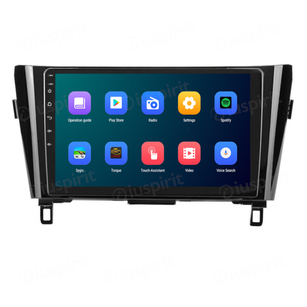 ANDROID autoradio navigatore per Nissan Qashqai J11 2 Nissan X-Trail Nissan Rogue 2014-2020 con telecamere 360° o navigatore di serie CarPlay Android Auto GPS USB WI-FI Bluetooth 4G LTE - immagine 4