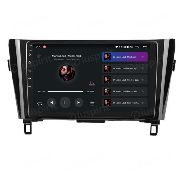 ANDROID autoradio navigatore per Nissan Qashqai J11 2 Nissan X-Trail Nissan Rogue 2014-2020 con telecamere 360° o navigatore di serie CarPlay Android Auto GPS USB WI-FI Bluetooth 4G LTE - immagine 5