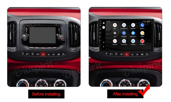 ANDROID car radio navigator for Fiat 500L 2012-2017 CarPlay Android Car GPS USB WI-FI Bluetooth 4G LTE - Image 9