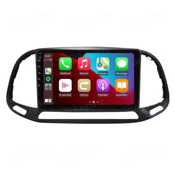 ANDROID car radio navigator for Fiat Doblo 2016-2020 CarPlay Android Car GPS USB WI-FI Bluetooth 4G LTE