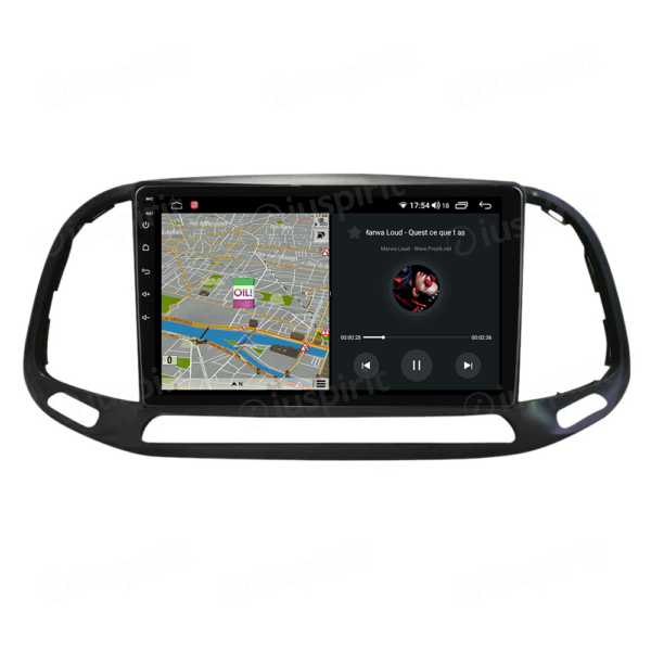 ANDROID car radio navigator for Fiat Doblo 2016-2020 CarPlay Android Car GPS USB WI-FI Bluetooth 4G LTE - Image 3