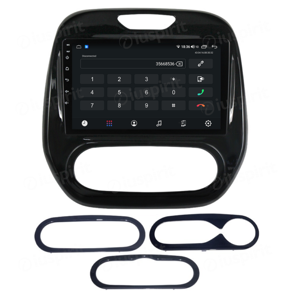 ANDROID car navigation system for Renault Captur 2016-2019 CarPlay Android Car GPS USB WI-FI Bluetooth 4G LTE - Image 2