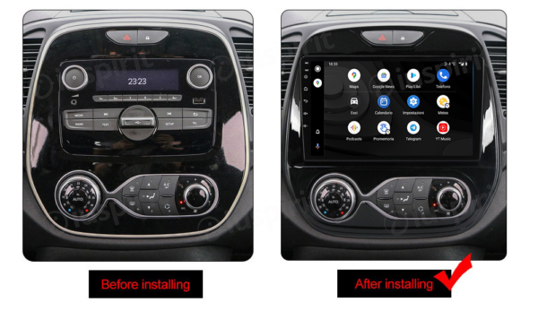 ANDROID car navigation system for Renault Captur 2016-2019 CarPlay Android Car GPS USB WI-FI Bluetooth 4G LTE - Image 9