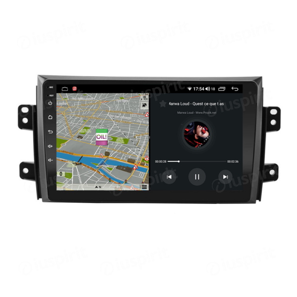 ANDROID autoradio navigatore per Fiat Sedici 16 Suzuki SX4 2006-2012 CarPlay Android Auto GPS USB WI-FI Bluetooth 4G LTE - immagine 4