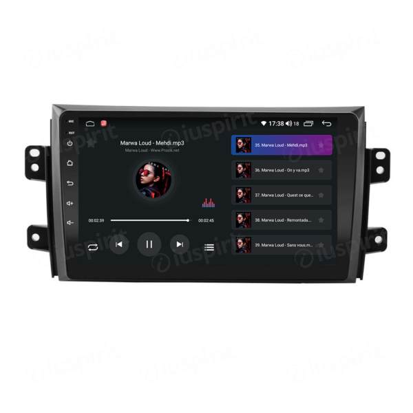 ANDROID autoradio navigatore per Fiat Sedici 16 Suzuki SX4 2006-2012 CarPlay Android Auto GPS USB WI-FI Bluetooth 4G LTE - immagine 6