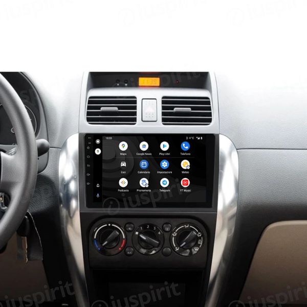 ANDROID autoradio navigatore per Fiat Sedici 16 Suzuki SX4 2006-2012 CarPlay Android Auto GPS USB WI-FI Bluetooth 4G LTE - immagine 8