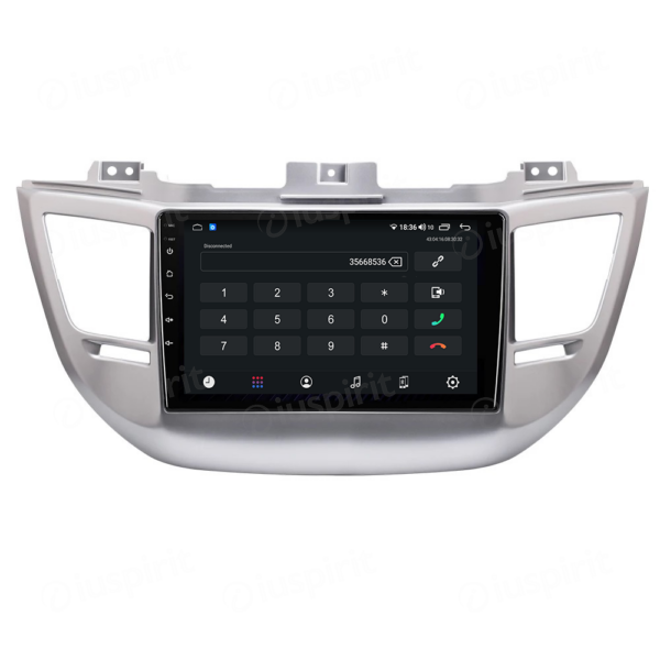 ANDROID car navigation system for Hyundai Tucson 3 2015-2018 CarPlay Android Auto GPS USB WI-FI Bluetooth 4G LTE - Image 2
