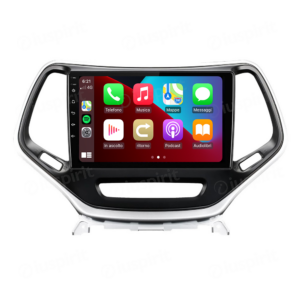 ANDROID car radio navigator for Jeep Cherokee 5 KL 2014-2018 CarPlay Android Auto GPS USB WI-FI Bluetooth 4G LTE