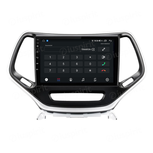 ANDROID car radio navigator for Jeep Cherokee 5 KL 2014-2018 CarPlay Android Auto GPS USB WI-FI Bluetooth 4G LTE - Image 2