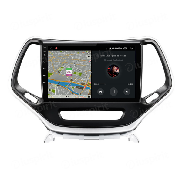 ANDROID car radio navigator for Jeep Cherokee 5 KL 2014-2018 CarPlay Android Auto GPS USB WI-FI Bluetooth 4G LTE - Image 3