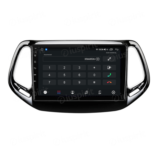 ANDROID car radio navigator for Jeep Compass 2 MP 2017 2018 2019 2020 CarPlay Android Auto GPS USB WI-FI Bluetooth 4G LTE - Image 2