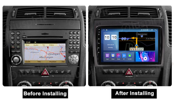 ANDROID car radio navigator for Mercedes SLK Class R171 Mercedes W171 CarPlay Android Car GPS USB WI-FI Bluetooth 4G LTE - Image 9