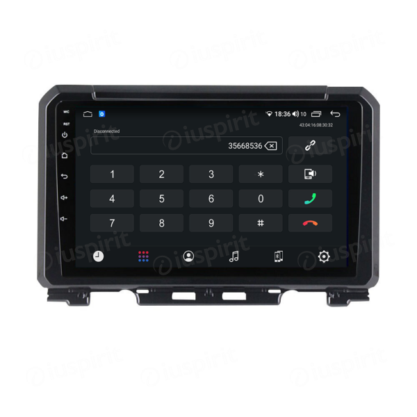 ANDROID autoradio navigatore per Suzuki Jimny 2018-2024 CarPlay Android Auto GPS USB WI-FI Bluetooth 4G LTE - immagine 2