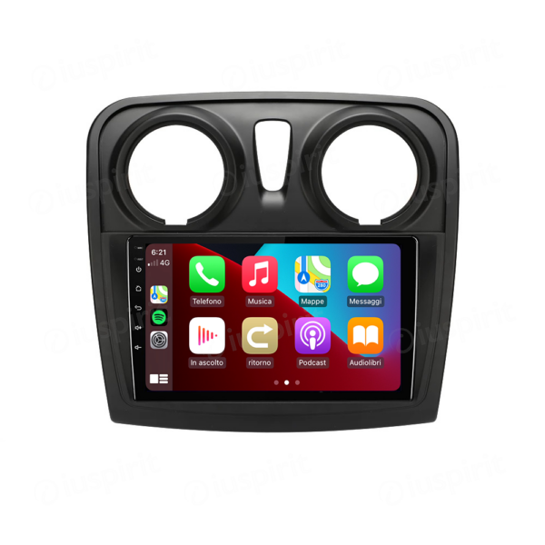 ANDROID car navigation system for Renault Dacia Logan 2 Sandero CarPlay Android Auto GPS USB WI-FI Bluetooth 4G LTE