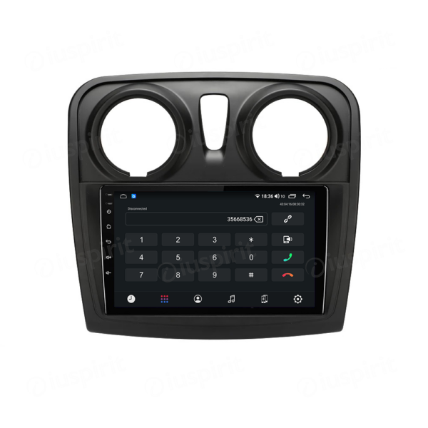 ANDROID car navigation system for Renault Dacia Logan 2 Sandero CarPlay Android Auto GPS USB WI-FI Bluetooth 4G LTE - Image 2