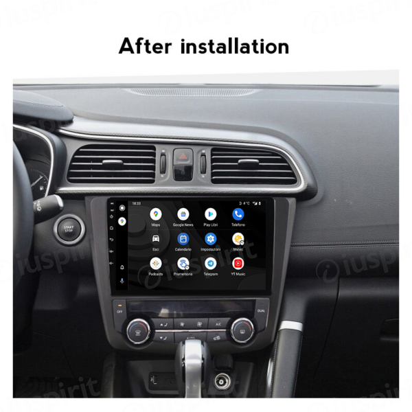 ANDROID car navigation system for Renault Kadjar 2015-2019 CarPlay Android Car GPS USB WI-FI Bluetooth 4G LTE - Image 8