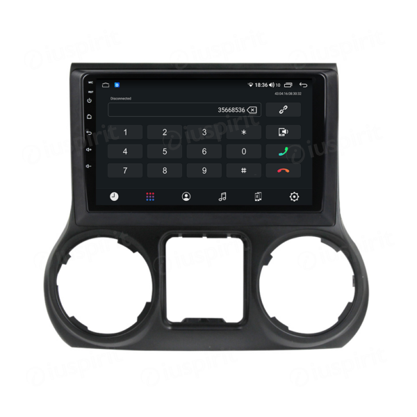 ANDROID autoradio navigatore per Jeep Wrangler 3 JK 2010-2018 CarPlay Android Auto GPS USB WI-FI Bluetooth 4G LTE - immagine 2