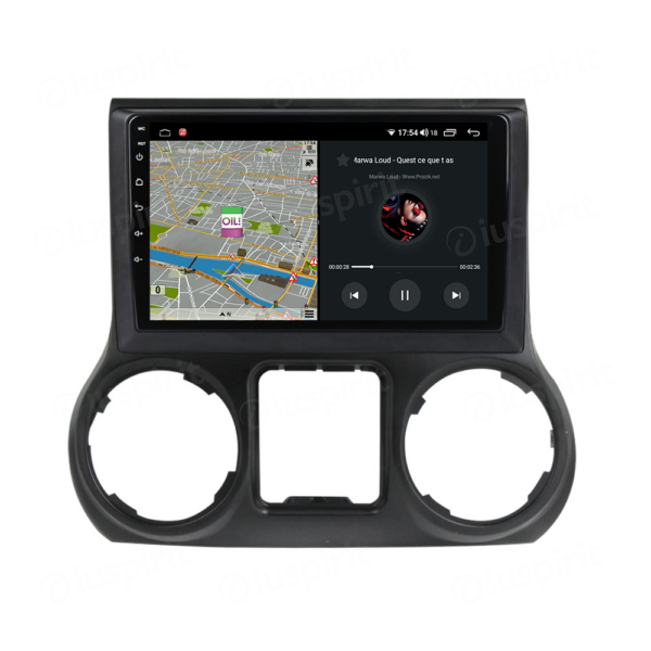 ANDROID autoradio navigatore per Jeep Wrangler 3 JK 2010-2018 CarPlay Android Auto GPS USB WI-FI Bluetooth 4G LTE - immagine 4