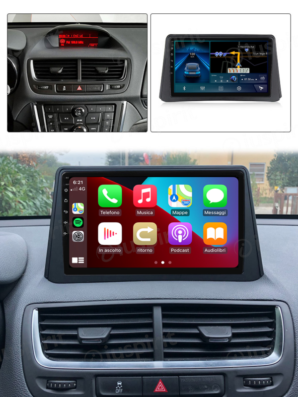 ANDROID car navigation system for Opel Mokka 2012-2015 CarPlay Android Car GPS USB WI-FI Bluetooth 4G LTE - Image 8