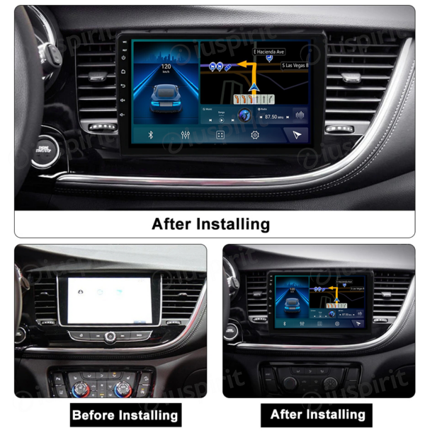 ANDROID autoradio navigatore per Opel Mokka X 2016-2018 CarPlay Android Auto GPS USB WI-FI Bluetooth 4G LTE - immagine 8