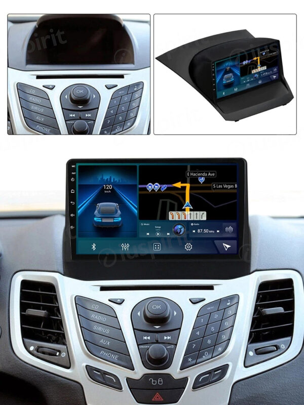 ANDROID car navigation system for Ford Fiesta 2009-2017 CarPlay Android Car GPS USB WI-FI Bluetooth 4G LTE - Image 6